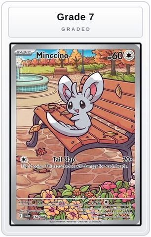 Graded - Minccino - 152/086 — Grade 7 graded overlay