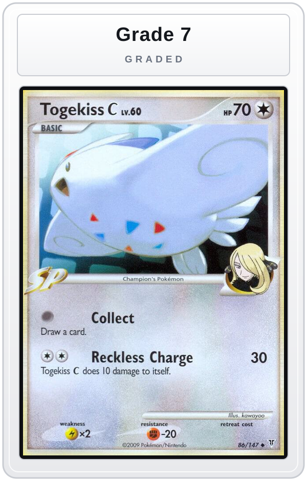 Graded - Togekiss C — Grade 7 graded overlay