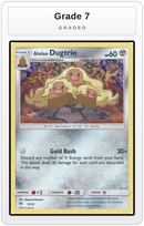 Graded - Alolan Dugtrio - 11/12 — Grade 7 graded overlay