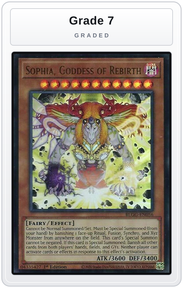 Graded - Sophia, Goddess of Rebirth — Grade 7 graded overlay