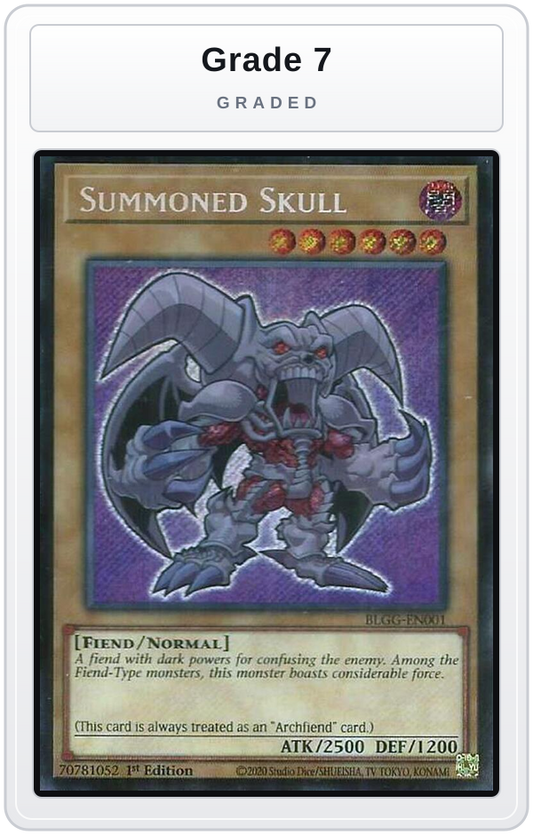 Graded - Summoned Skull — Grade 7 graded overlay