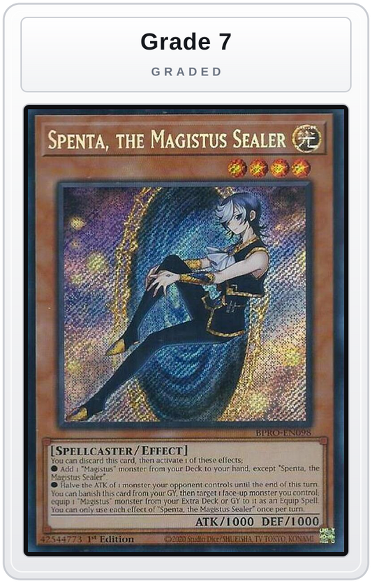 Graded - Spenta, the Magistus Sealer — Grade 7 graded overlay