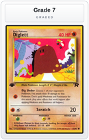 Graded - Diglett — Grade 7 graded overlay