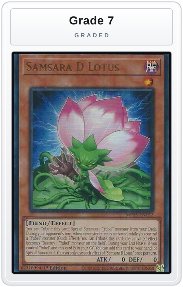 Graded - Samsara D Lotus — Grade 7 graded overlay