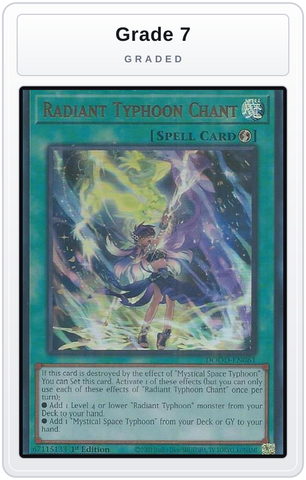 Graded - Radiant Typhoon Chant — Grade 7 graded overlay