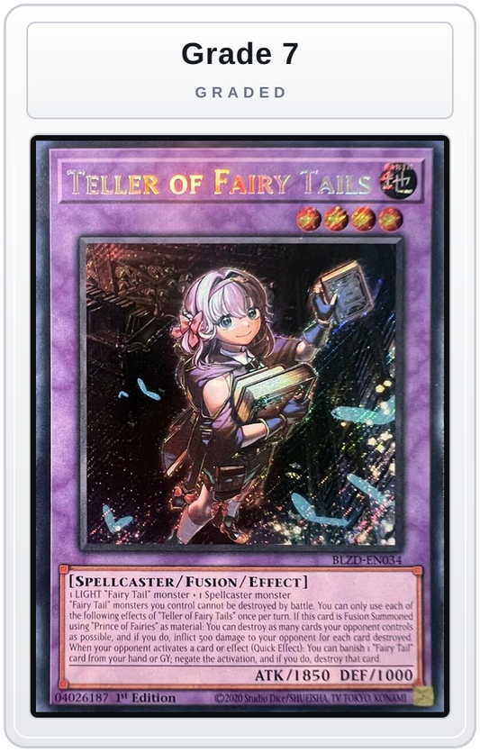 Graded - Teller of Fairy Tails — Grade 7 graded overlay