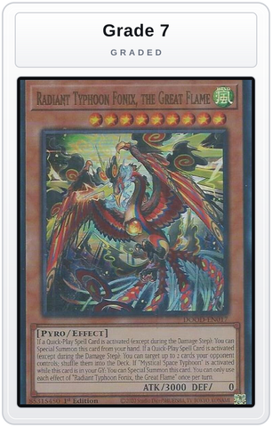 Graded - Radiant Typhoon Fonix, the Great Flame — Grade 7 graded overlay