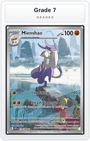 Graded - Mienshao - 134/086 — Grade 7 graded overlay