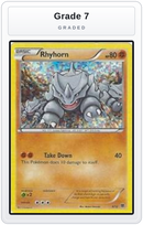 Graded - Rhyhorn - 8/12 — Grade 7 graded overlay