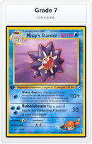 Graded - Misty's Starmie — Grade 7 graded overlay