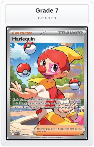 Graded - Harlequin - 163/086 — Grade 7 graded overlay