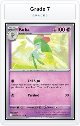 Graded - Kirlia — Grade 7 graded overlay