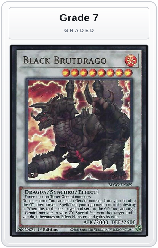 Graded - Black Brutdrago — Grade 7 graded overlay