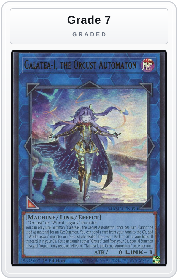 Graded - Galatea-I, the Orcust Automaton — Grade 7 graded overlay
