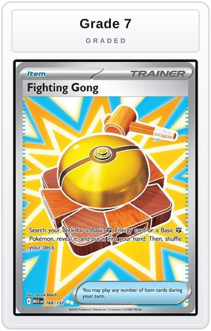 Graded - Fighting Gong - 168/132 — Grade 7 graded overlay