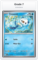 Graded - Oshawott — Grade 7 graded overlay