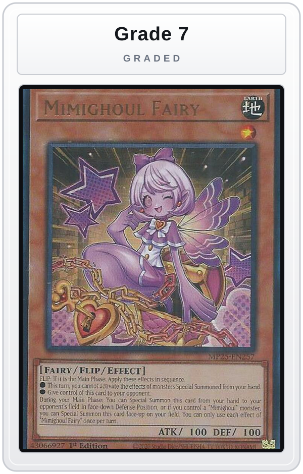Graded - Mimighoul Fairy — Grade 7 graded overlay
