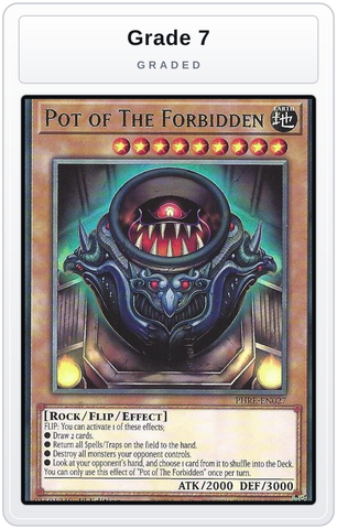 Graded - Pot of The Forbidden — Grade 7 graded overlay
