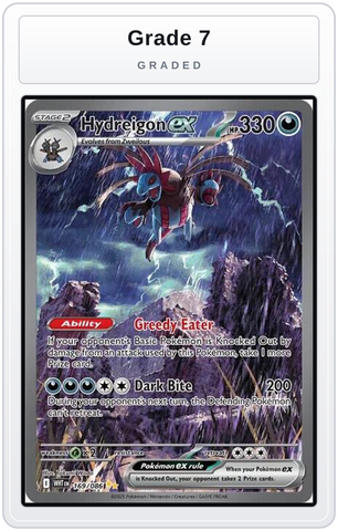 Graded - Hydreigon ex - 169/086 — Grade 7 graded overlay