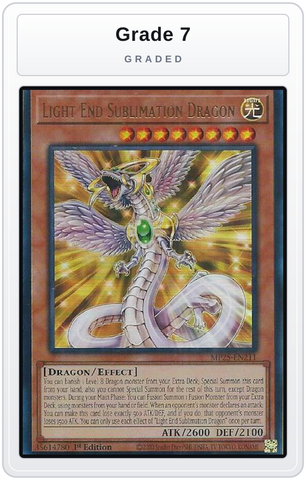 Graded - Light End Sublimation Dragon — Grade 7 graded overlay
