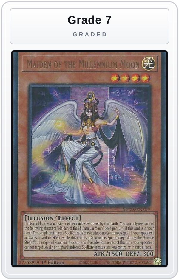 Graded - Maiden of the Millennium Moon — Grade 7 graded overlay