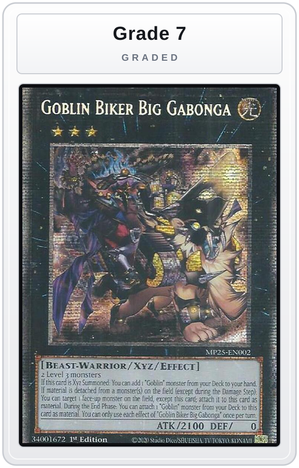 Graded - Goblin Biker Big Gabonga — Grade 7 graded overlay