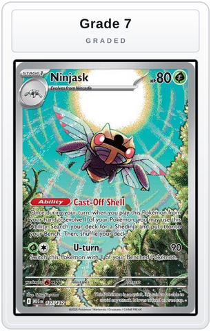 Graded - Ninjask - 137/132 — Grade 7 graded overlay