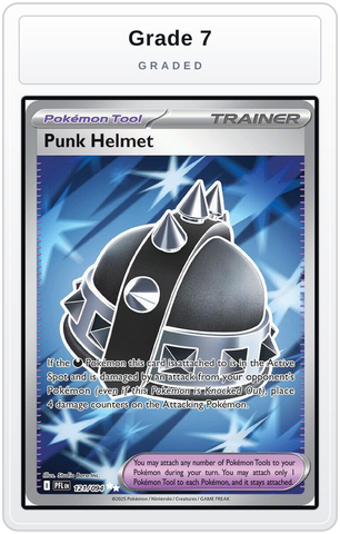 Graded - Punk Helmet - 121/094 — Grade 7 graded overlay