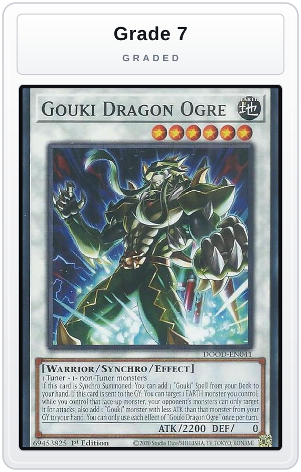 Graded - Gouki Dragon Ogre — Grade 7 graded overlay