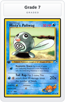 Graded - Misty's Poliwag — Grade 7 graded overlay