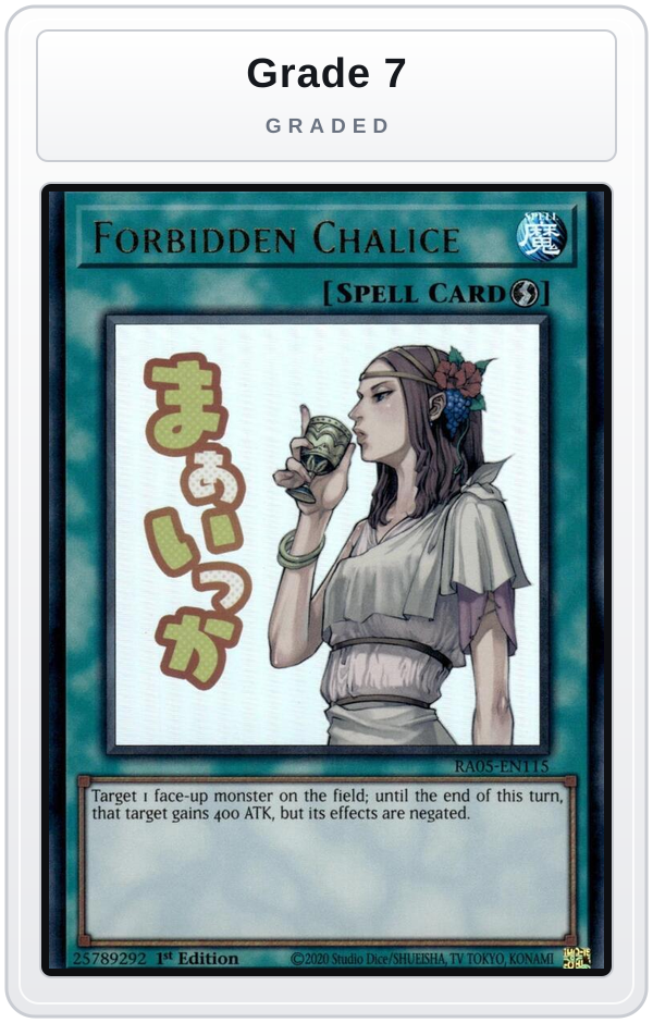 Graded - Forbidden Chalice — Grade 7 graded overlay