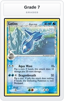Graded - Latios - 22/110 (Holo) — Grade 7 graded overlay