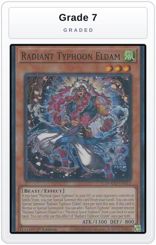Graded - Radiant Typhoon Eldam — Grade 7 graded overlay