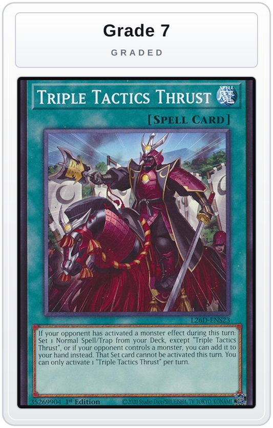 Graded - Triple Tactics Thrust — Grade 7 graded overlay