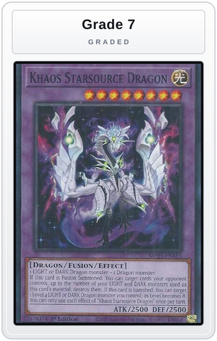 Graded - Khaos Starsource Dragon — Grade 7 graded overlay