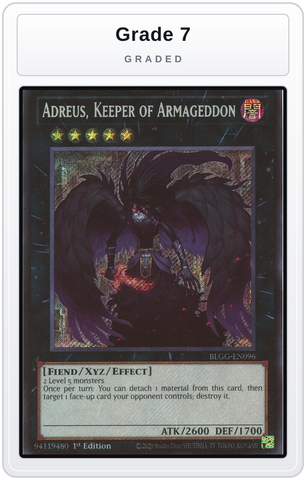 Graded - Adreus, Keeper of Armageddon — Grade 7 graded overlay