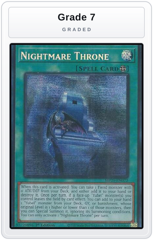 Graded - Nightmare Throne — Grade 7 graded overlay