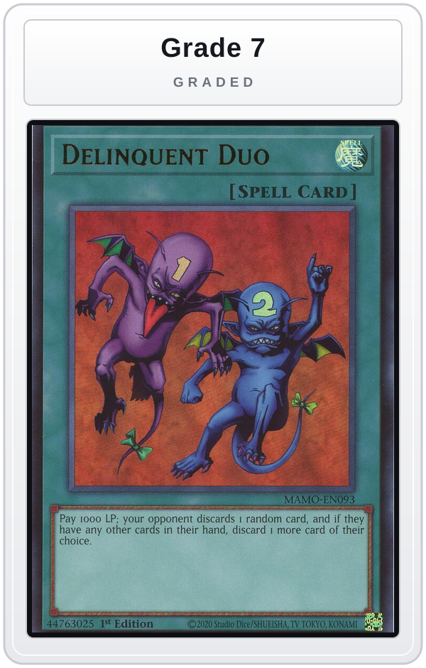 Graded - Delinquent Duo — Grade 7 graded overlay