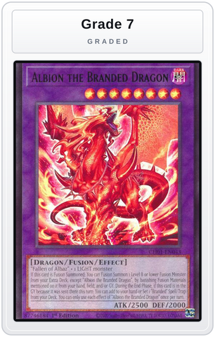 Graded - Albion the Branded Dragon — Grade 7 graded overlay