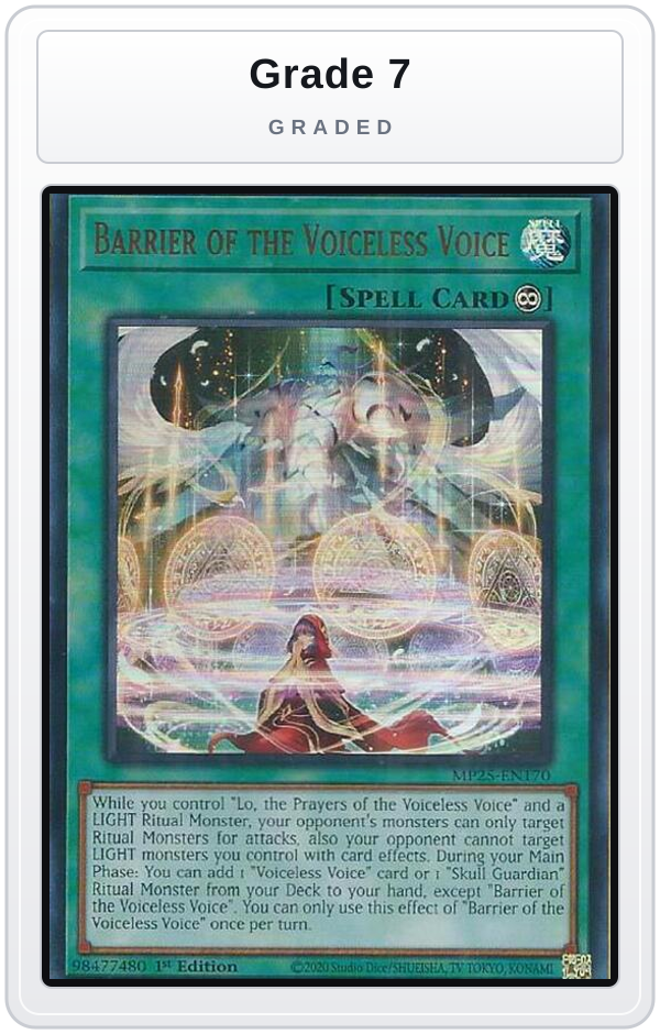 Graded - Barrier of the Voiceless Voice — Grade 7 graded overlay