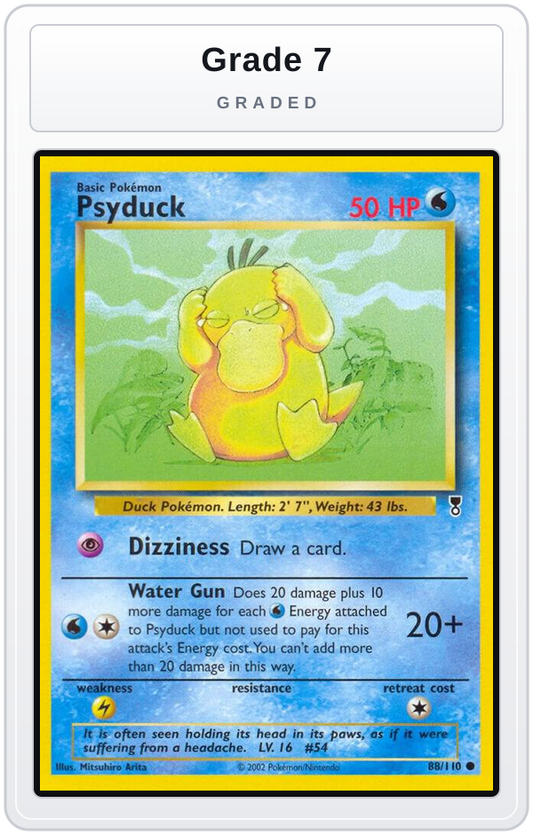 Graded - Psyduck — Grade 7 graded overlay