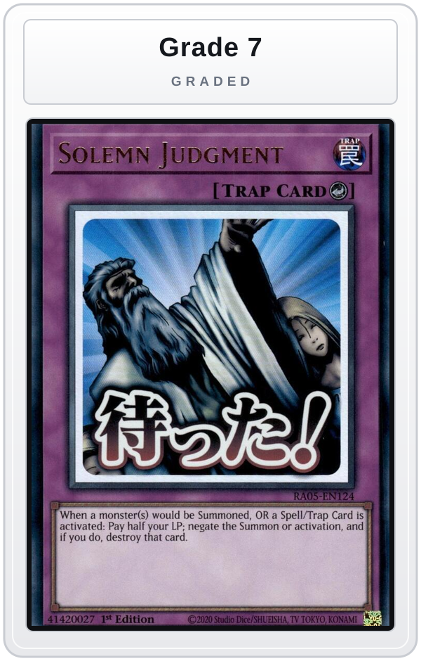 Graded - Solemn Judgment — Grade 7 graded overlay