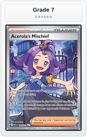 Graded - Acerola's Mischief - 165/132 — Grade 7 graded overlay