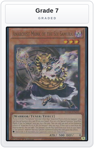 Graded - Anarchist Monk of the Six Samurai — Grade 7 graded overlay