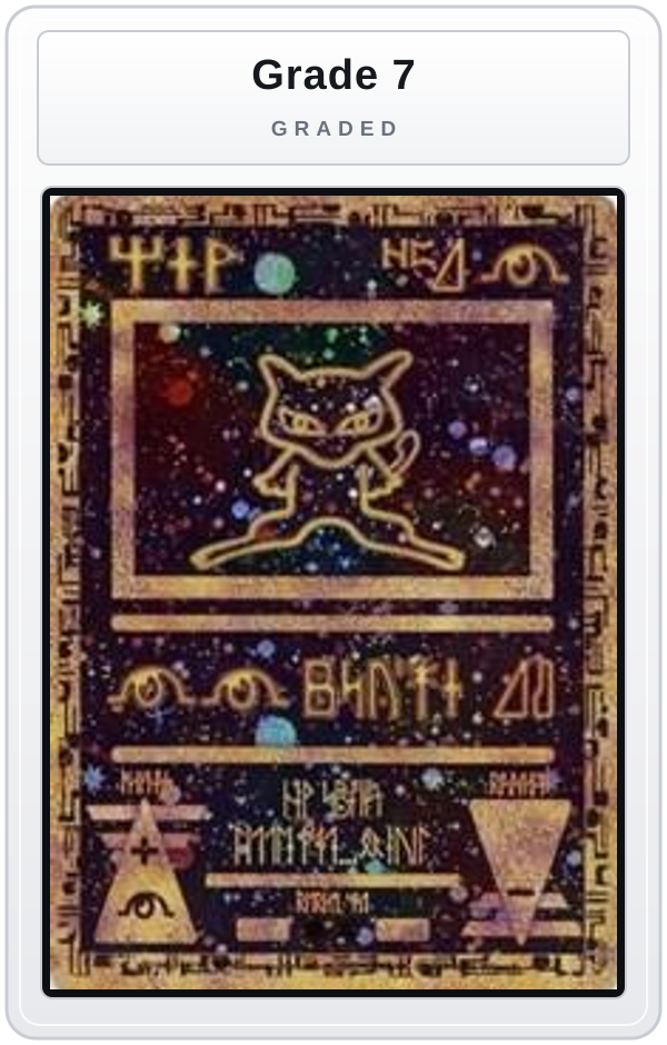 Graded - Ancient Mew — Grade 7 graded overlay