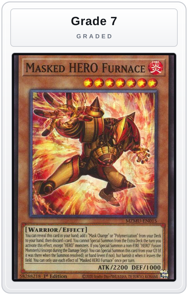 Graded - Masked HERO Furnace — Grade 7 graded overlay