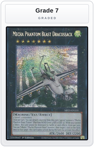Graded - Mecha Phantom Beast Dracossack — Grade 7 graded overlay