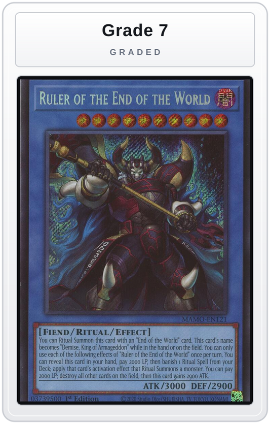 Graded - Ruler of the End of the World — Grade 7 graded overlay