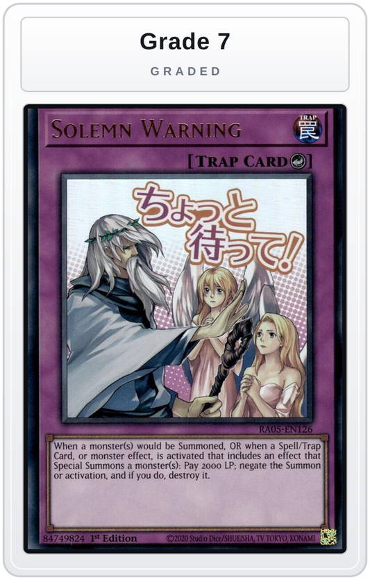 Graded - Solemn Warning — Grade 7 graded overlay