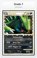 Graded - Tyranitar (Prime) — Grade 7 graded overlay